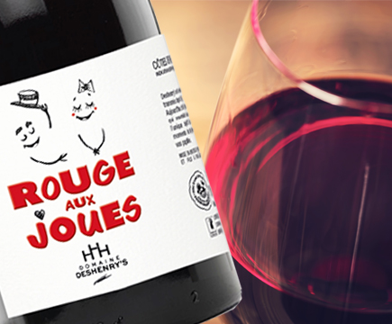 Domain Deshenry's : white wine Rouge aux joues, local PGI wine from Côtes de Thongue