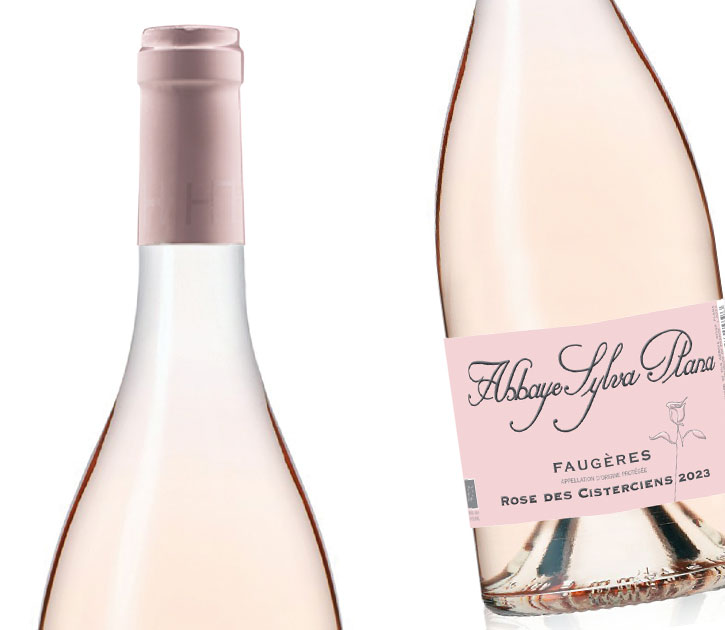 Abbaye Sylva Plana Les Novices AOP Faugères - AOC Faugères rosé wine