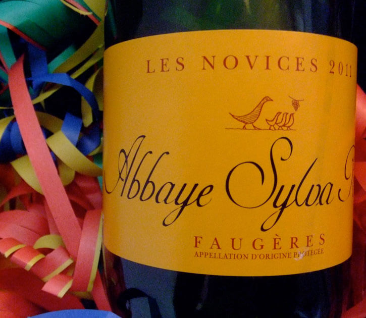 Vin rouge Les Novices AOP Faugères - AOC Faugères de l'abbaye Sylva Plana