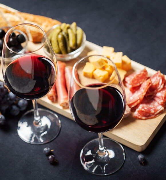 Accompagnement culinaires : Vin rouge Les Novices AOP Faugères - AOC Faugères