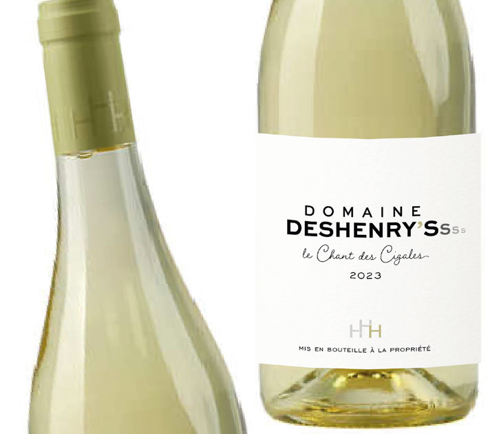 Vin blanc sauvignon chardonnay de pays IGP Côtes de Thongue du domaine Deshenry's