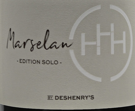 Domain Deshenry's : red wine Marselan, local PGI wine from Côtes de Thongue