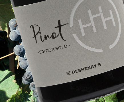 Domain Deshenry's : red Pinot wine, local PGI wine from Côtes de Thongue
