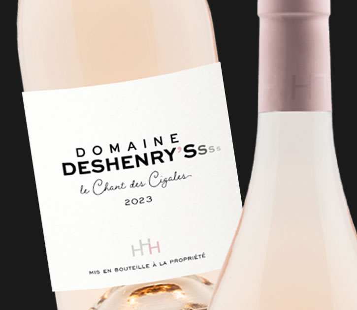 Vin rosé de pays IGP Côtes de Thongue du domaine Deshenry's