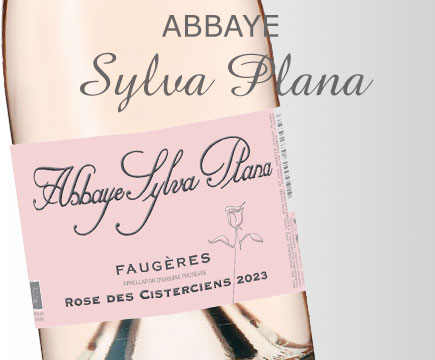 Abbaye Sylva Plana: Les Novices AOP Faugères - AOC Faugères rosé wine